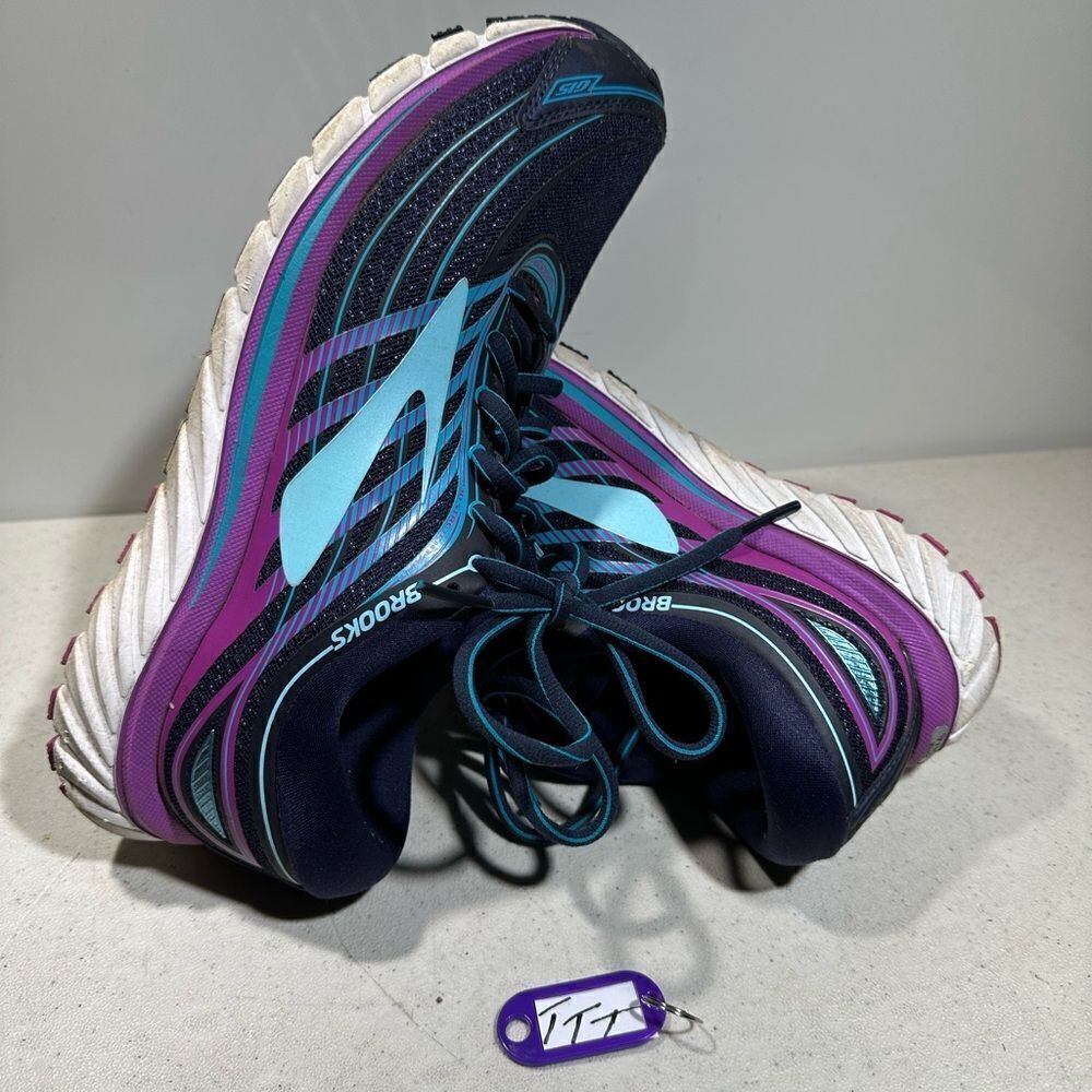 Brooks Womens Glycerin 15 1202471B465 Blue Running Shoes Sneakers Size 9.5 B